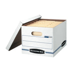 Bankers Box 6-Pack Basic Duty File Storage Boxes with Lids, Letter/Legal, STOR/FILE, (57036-04)