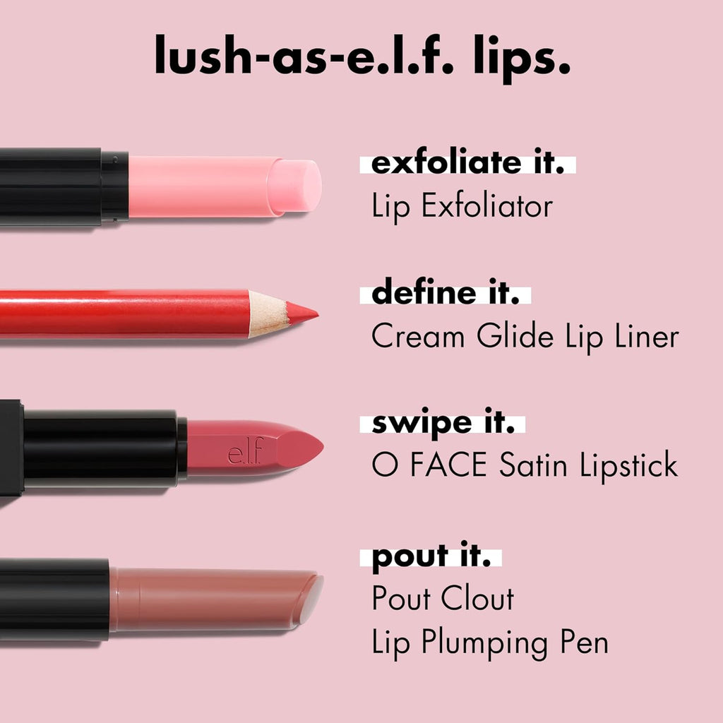 Buy now e.l.f. Cream Glide Lip Liner, Highly-Pigmented Pencil For Shaping & Sculpting Lips, Semi-Matte Finish, Vegan & Cruelty-Free, Baddest Beige at indiglob india