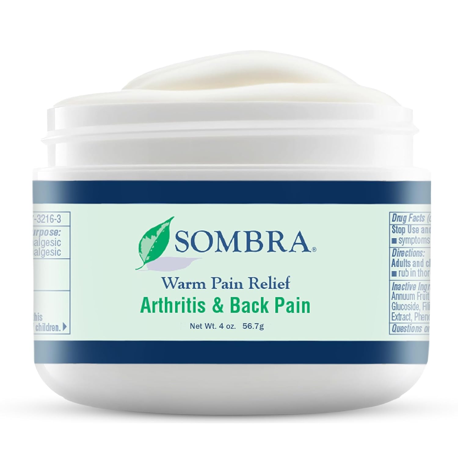 Buy now Sombra Warm Pain Relief Gel, Warm Relief for Arthritis and Chronic Pain Pre-Workout Muscle Rub Vegan Formula Free of Artificial Fragrances, Dyes, NSAIDs, Wax, Petroleum, Alcohol - 8oz Jar 4 Ounce (Pack of 1) Warm at indiglob india