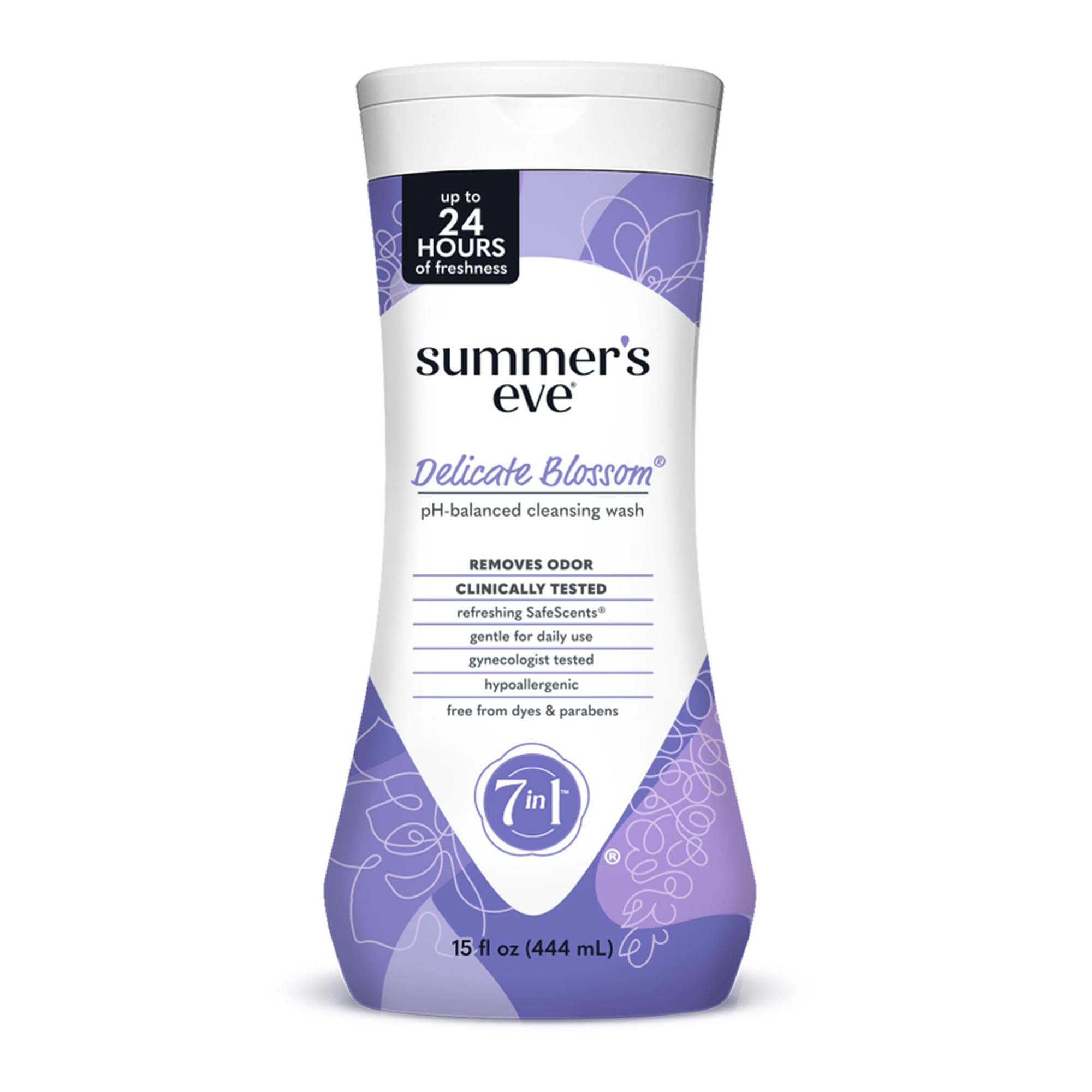 Buy now Summer's Eve Delicate Blossom All-Over Daily Feminine Wash, pH-Balanced Body Wash for Women, Removes Vaginal Odor and Refreshes, 15 Fl Oz at indiglob india