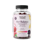 Black Girl Vitamins - Her Balance Vaginal Probiotics - Daily Microbiome Support for Women - 10 Billion CFU Lactobacillus Crispatus & Gasseri + Herbal Blend - Vegan, Gluten-Free, Halal (30-Day Supply)