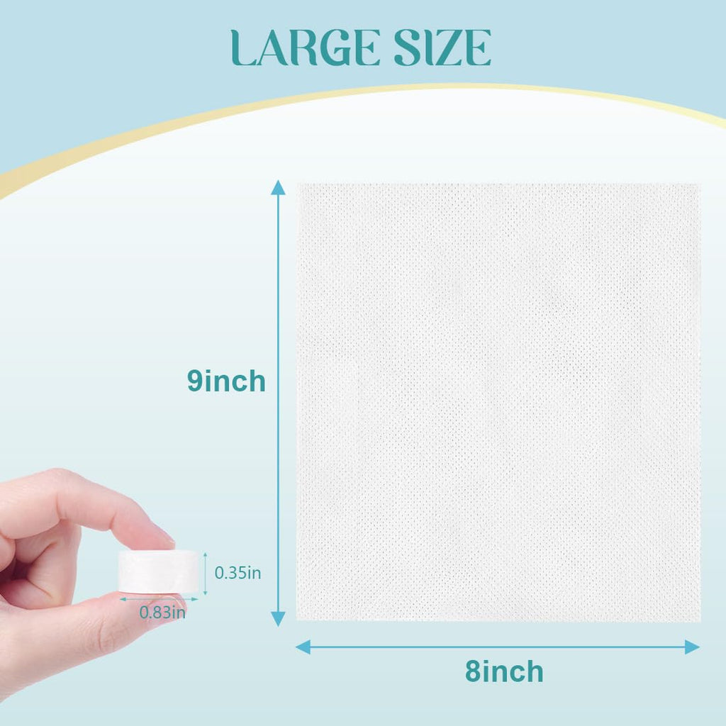 AIDEA Compressed Towels, Portable Face Towels Disposable 100pcs
