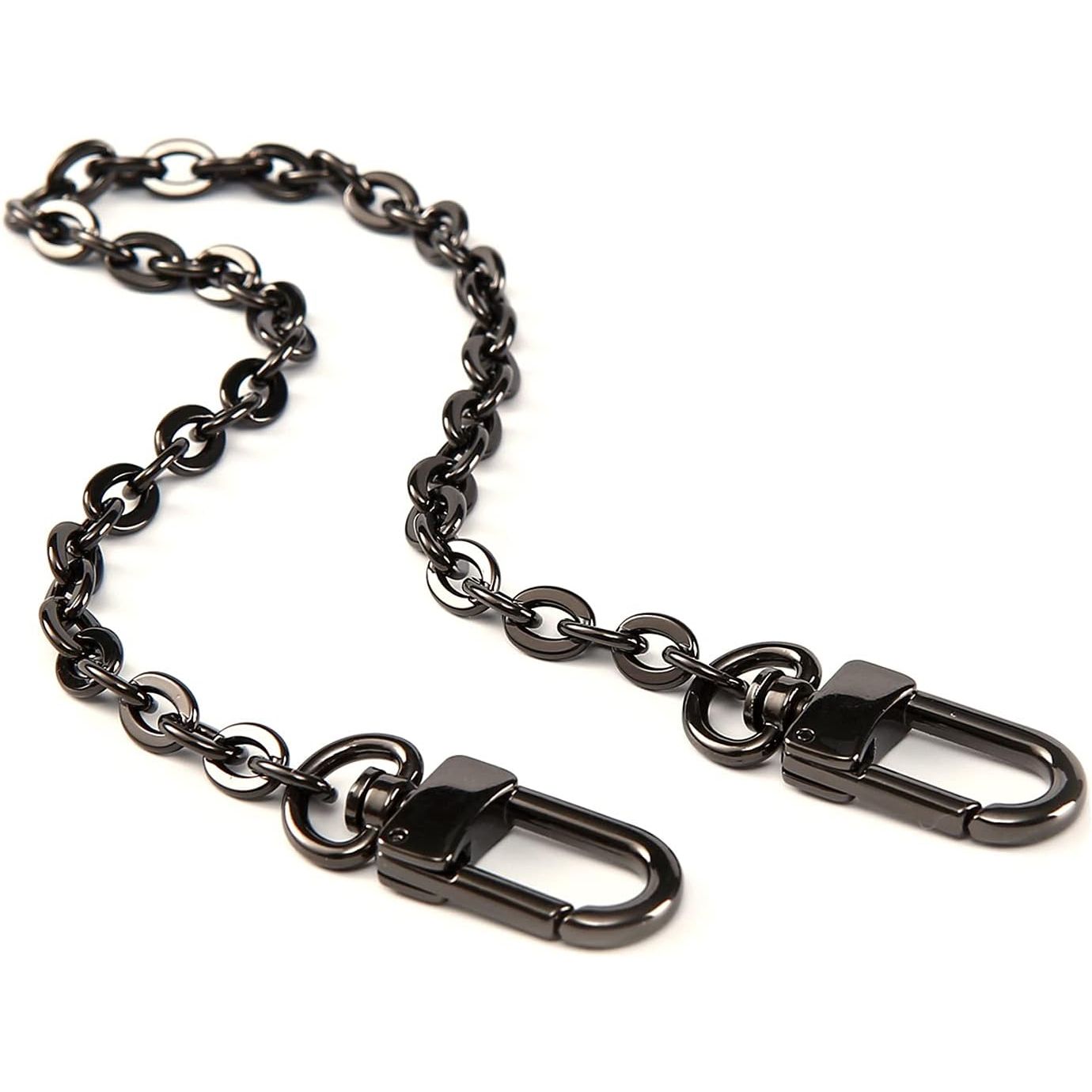 Buy now Mini Copper Purse Chain Shoulder Crossbody Strap Bag Accessories Charm Decoration 46‘’ Black at indiglob india