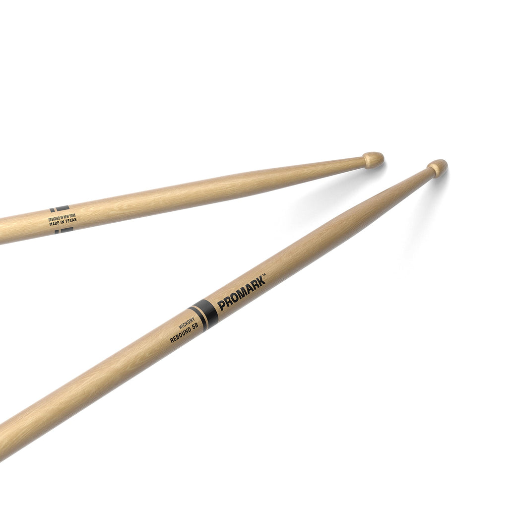 Buy now ProMark Rebound 5A Long Hickory Drumsticks, Acorn Wood Tip, 1 Pair Rebound 5B One Pair Lacquer, Wood Tip at indiglob india