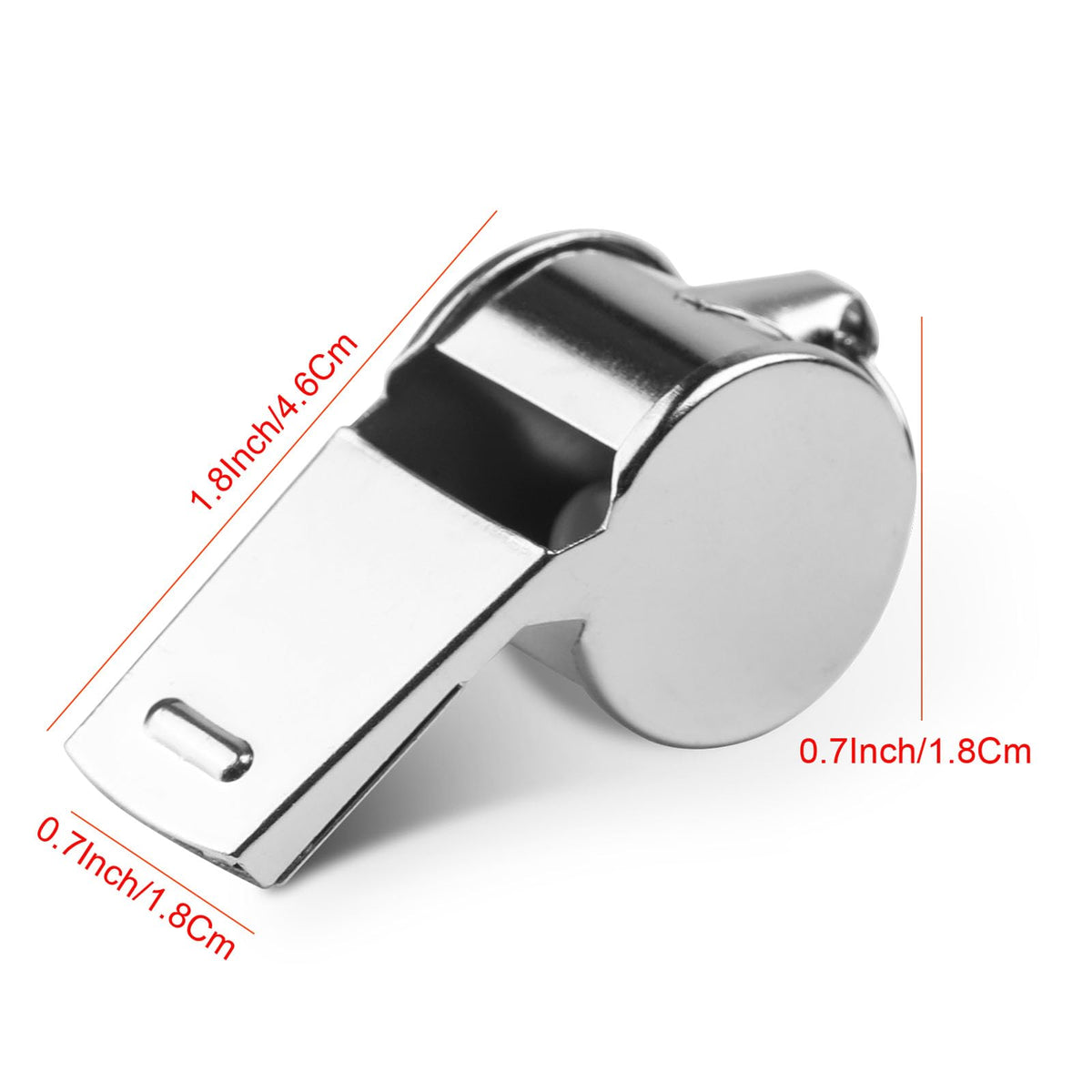 24-Pack Stainless Steel Whistles with Lanyards - Loud, Clear Sound for Coaches, Referees, Survival Kits & Outdoor Safety