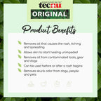 Buy now Tecnu Original Poison Oak & Ivy Outdoor Skin Cleanser, 32 Fl Oz, First Step in Poison Ivy Treatment, Removes Rash Causing Oils from Skin, Gear, Clothing, Tools and Removes Skunk Odor from Dog Fur at indiglob india