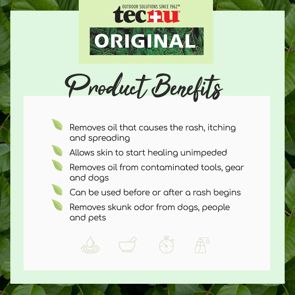 Buy now Tecnu Original Poison Oak & Ivy Outdoor Skin Cleanser, 32 Fl Oz, First Step in Poison Ivy Treatment, Removes Rash Causing Oils from Skin, Gear, Clothing, Tools and Removes Skunk Odor from Dog Fur at indiglob india