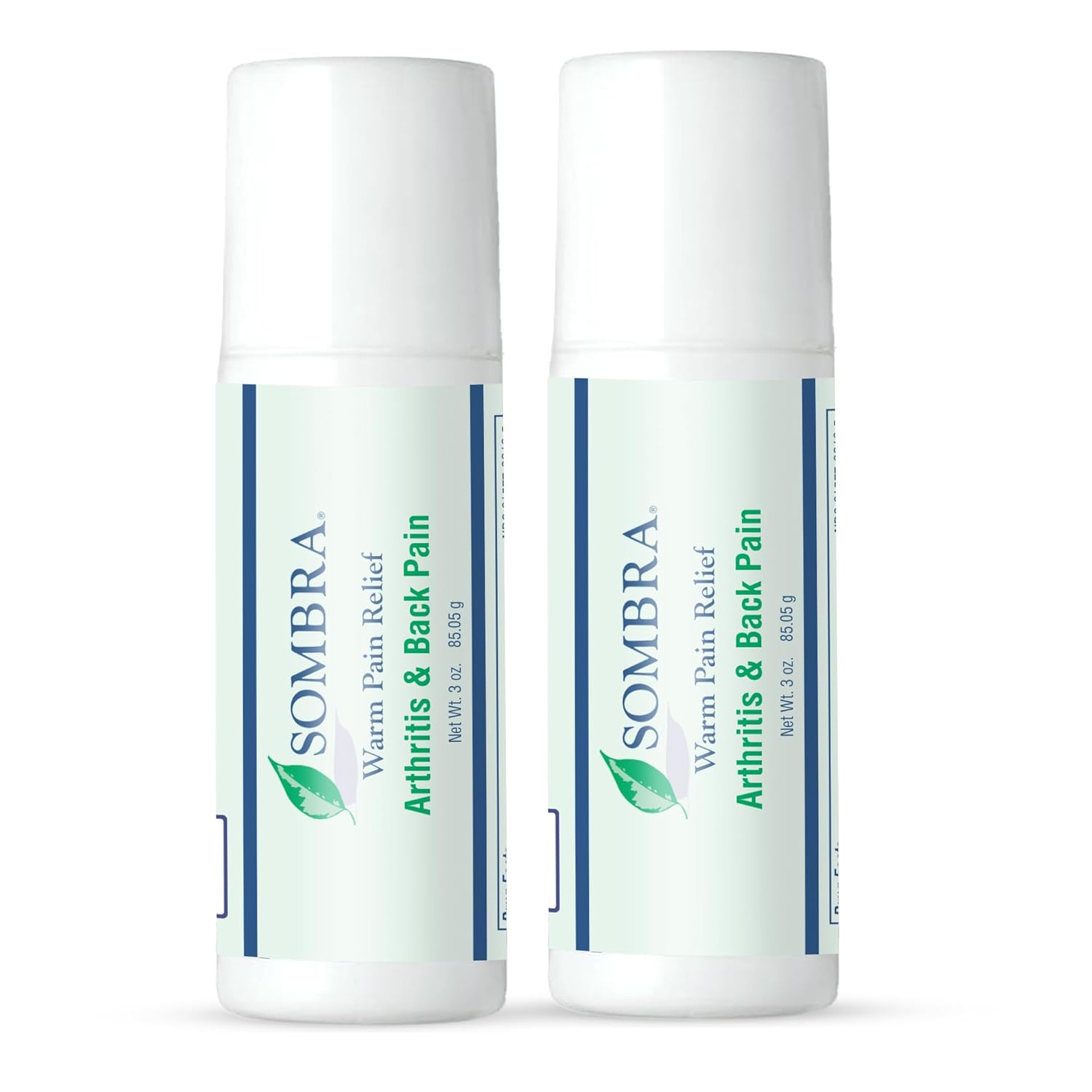 Buy now Sombra Warm Pain Relief Gel, Warm Relief for Arthritis and Chronic Pain Pre-Workout Muscle Rub Vegan Formula Free of Artificial Fragrances, Dyes, NSAIDs, Wax, Petroleum, Alcohol - 8oz Jar 3 Ounce Roll-On (Pack of 2) Warm at indiglob india