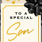 Prime Greetings Birthday Card For Son, Made in America, Packaged in Protective Mailer. Eco-Friendly, Thick Card Stock with Premium Envelope 5in x 7.75in