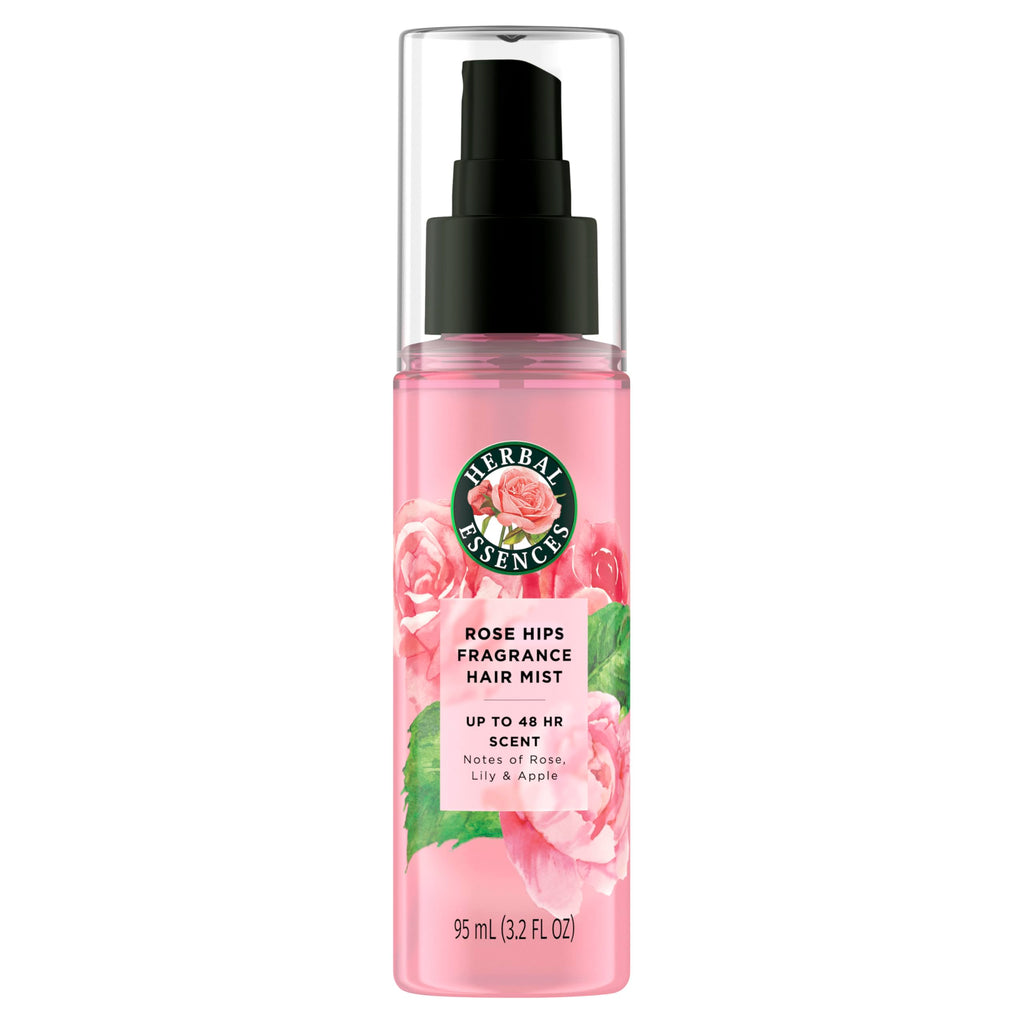 Herbal Essences Hair Perfume for Women, Rose Scent | Hair Mist Fragrance Spray, Frizz Control, 3.2 fl oz, for all Hair Types