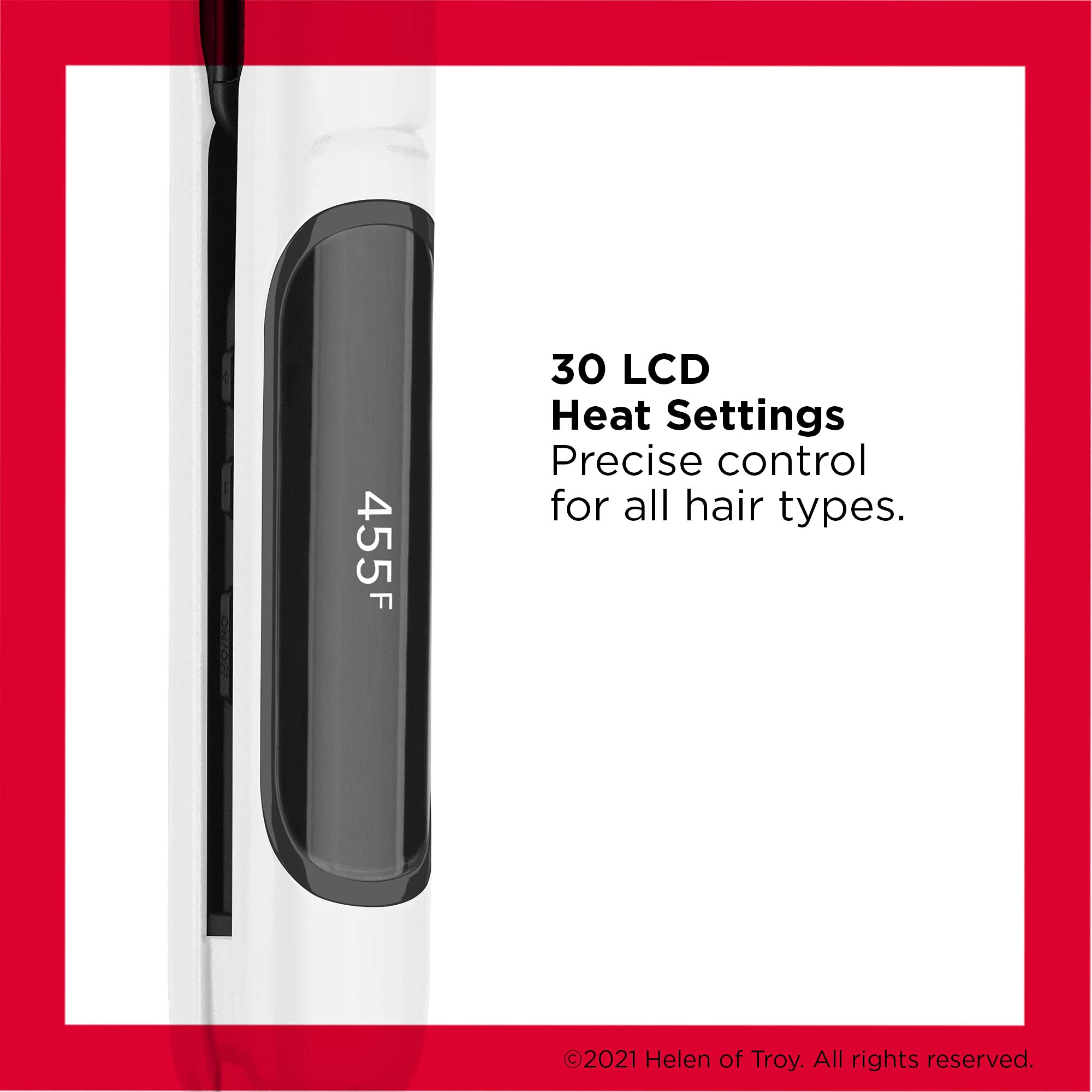 Buy now REVLON Crystal C + Ceramic Digital Hair Flat Iron | Long-Lasting Shine and Less Frizz, (1 in) at indiglob india