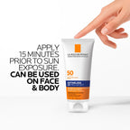La Roche-Posay Anthelios UV Pro-Sport Sunscreen for Face & Body, Water & Sweat Resistant, Invisible Broad Spectrum Sunscreen, Lightweight & Breathable Skin Sun Protection