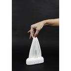 FINER LINER Small Bin Liner Kit, Includes 1 Refillable Dispenser & 4 rolls of unscented trash bag liners (40 count total), Fits up to 3 gallon small trash cans