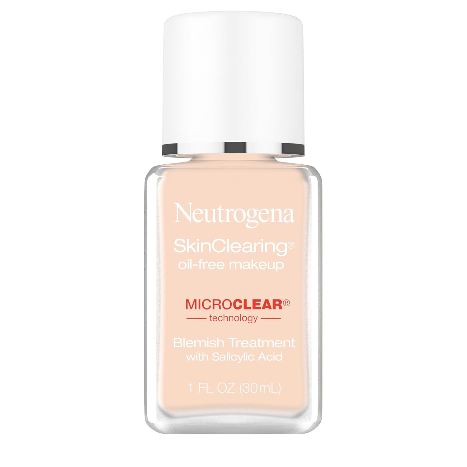 Buy now Neutrogena SkinClearing Oil-Free Makeup, Soft Beige 50, 1 Fl. Oz (Pack of 1) 1 Fl Oz (Pack of 1) 010 Classic Ivory at indiglob india
