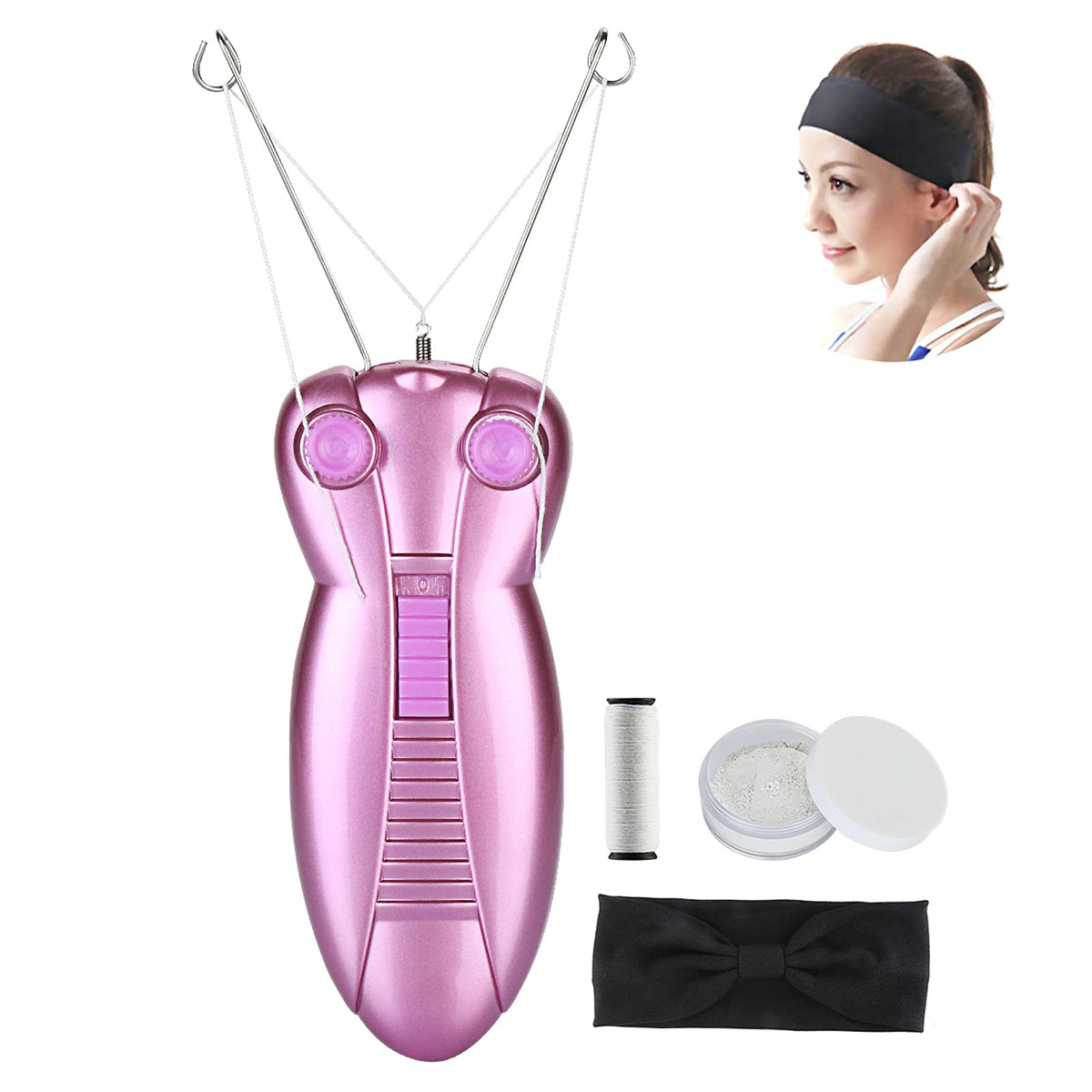 WAYCOM Facial Threading Epilator for Women: Electric Hair Remover Machine
