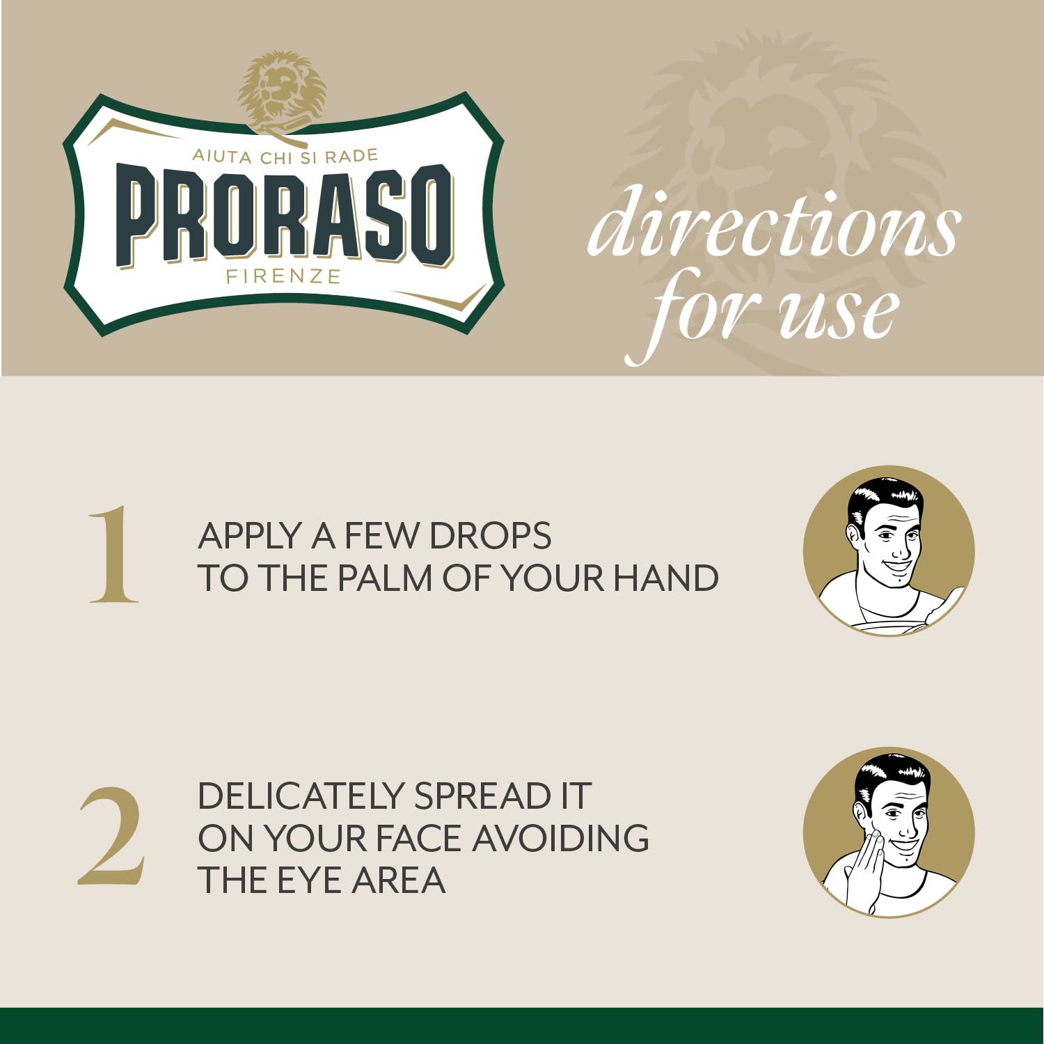 Proraso After Shave Lotion - Eucalyptus Oil & Menthol - Refreshing After Shave Splash for All Beard Types - Premium Italian Shaving for Men - 3.4oz