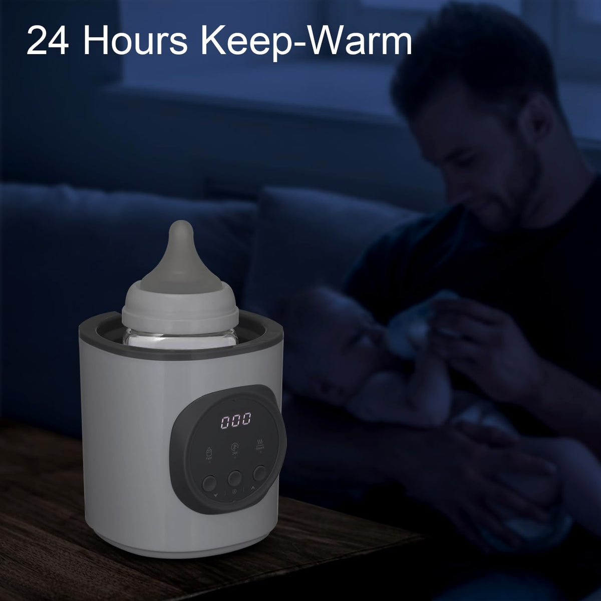 Vaundra Fast Baby Bottle Warmer for Breastmilk and Formula 120V