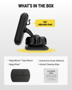 Buy now Scosche MAGDMB MagicMount Magnetic Phone Mount for Car, Dashboard Cell Phone Holder with 360Â° Adjustable Magnet Head, Universal Phone Stand for Car Compatible with iPhone, Samsung, and All Devices at indiglob india