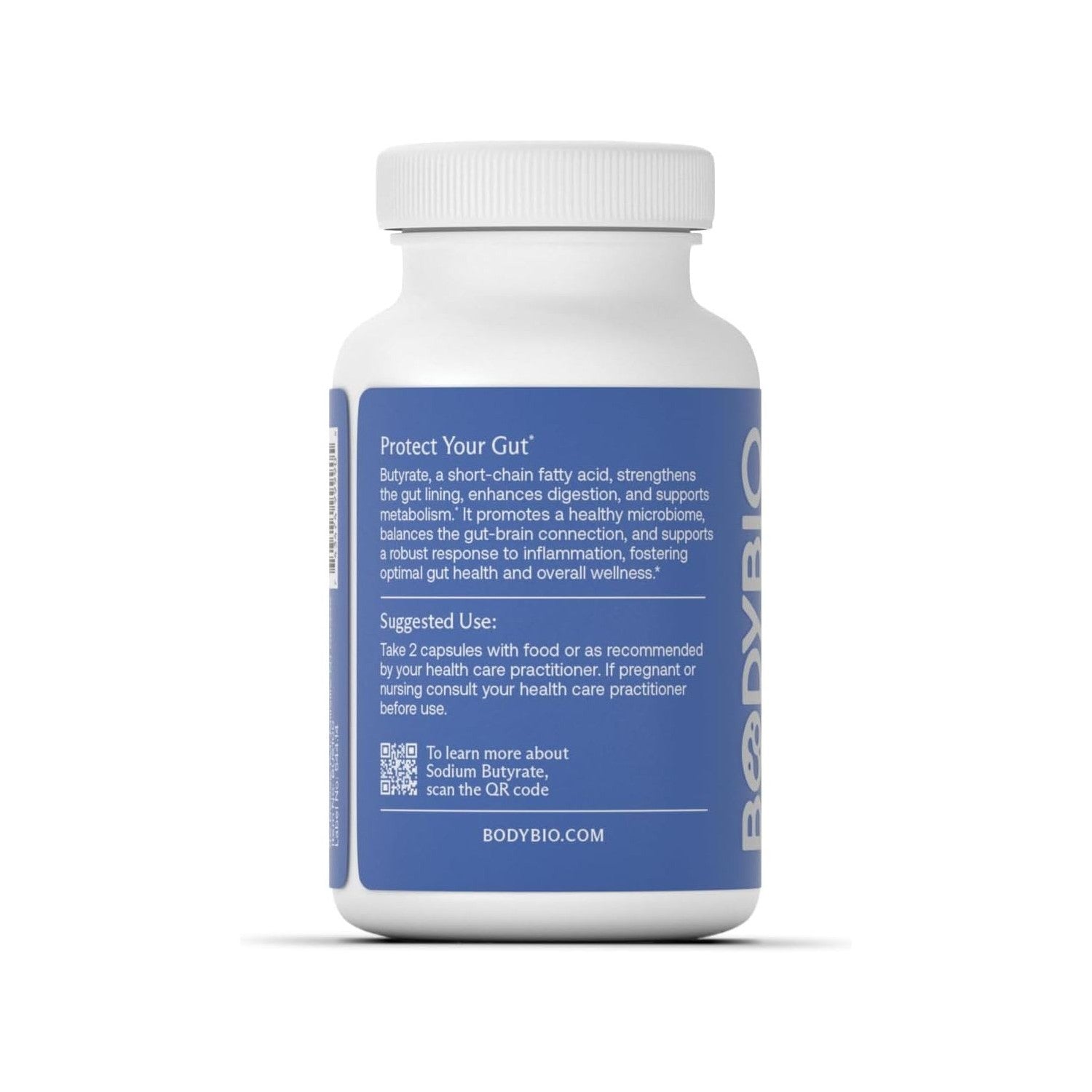 Buy now BodyBio Butyrate - Postbiotic for Gut Health, Digestive Support, Bloat, Gas & Constipation Relief, Leaky Gut Repair - Sodium + Butyric Acid Supplement for GI Wellness at indiglob india