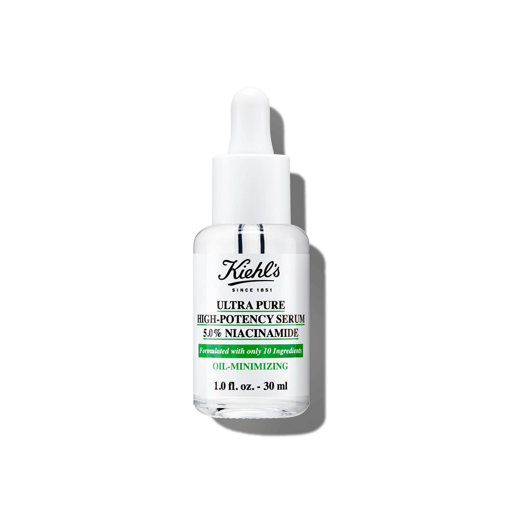 Buy now Kiehl's Ultra Pure High-Potency 5.0% Niacinamide Serum, Concentrated Face Serum for Oily Skin, Reduces Excess Oil and Shine, Helps Minimize Imperfections for a Natural Glow, Paraben-Free - 1 fl oz at indiglob india