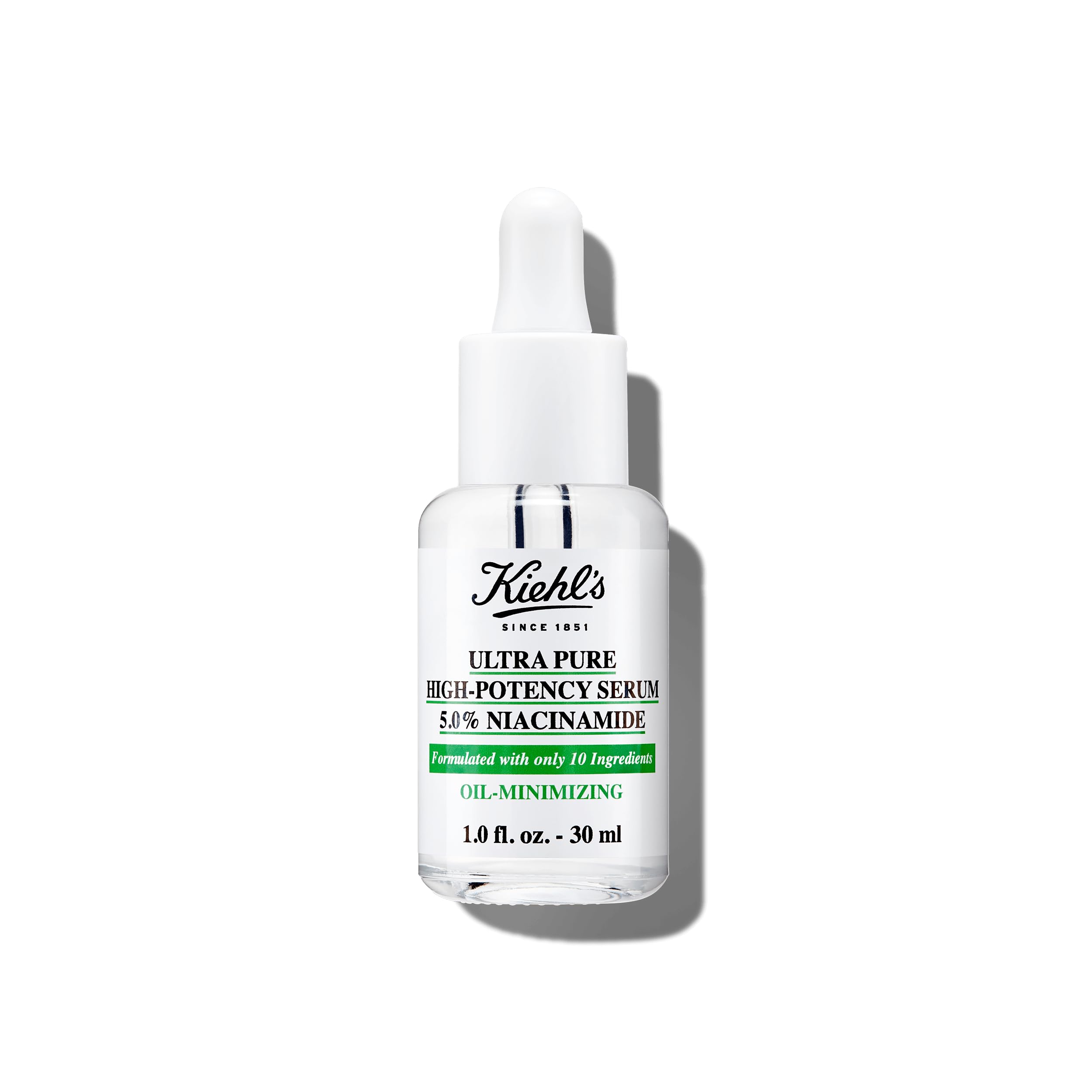 Buy now Kiehl's Ultra Pure High-Potency 5.0% Niacinamide Serum, Concentrated Face Serum for Oily Skin, Reduces Excess Oil and Shine, Helps Minimize Imperfections for a Natural Glow, Paraben-Free - 1 fl oz at indiglob india