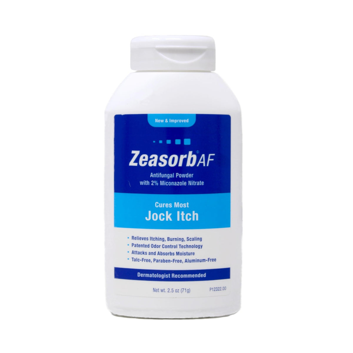 Zeasorb Super Absorbent Antifungal Treatment Powder for Jock Itch, 2.5 Ounce (Pack of 2)