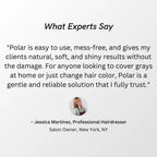 Polar Hair Dye Shampoo Medium Brown Hair Dye Color Shampoo for Gray Hair | 3-in-1 for Men and Women | Vegan, Ammonia-Free, Easy 10-Minute Use - 6.76 fl oz