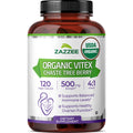 Zazzee USDA Organic Vitex Chasteberry, 120 Vegan Capsules, 4 Month Supply