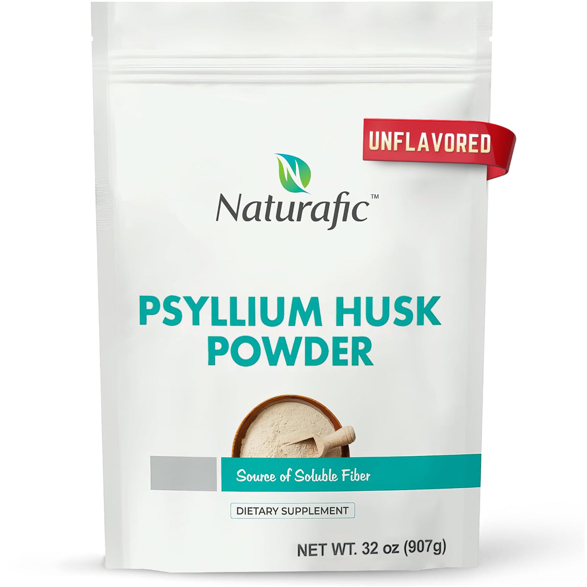 Psyllium Husk Powder Unflavored – Digestive Fiber Supplement for Bowel Regularity & Gut Health – Non-GMO, Gluten-Free, Vegan, Keto Friendly – 32oz