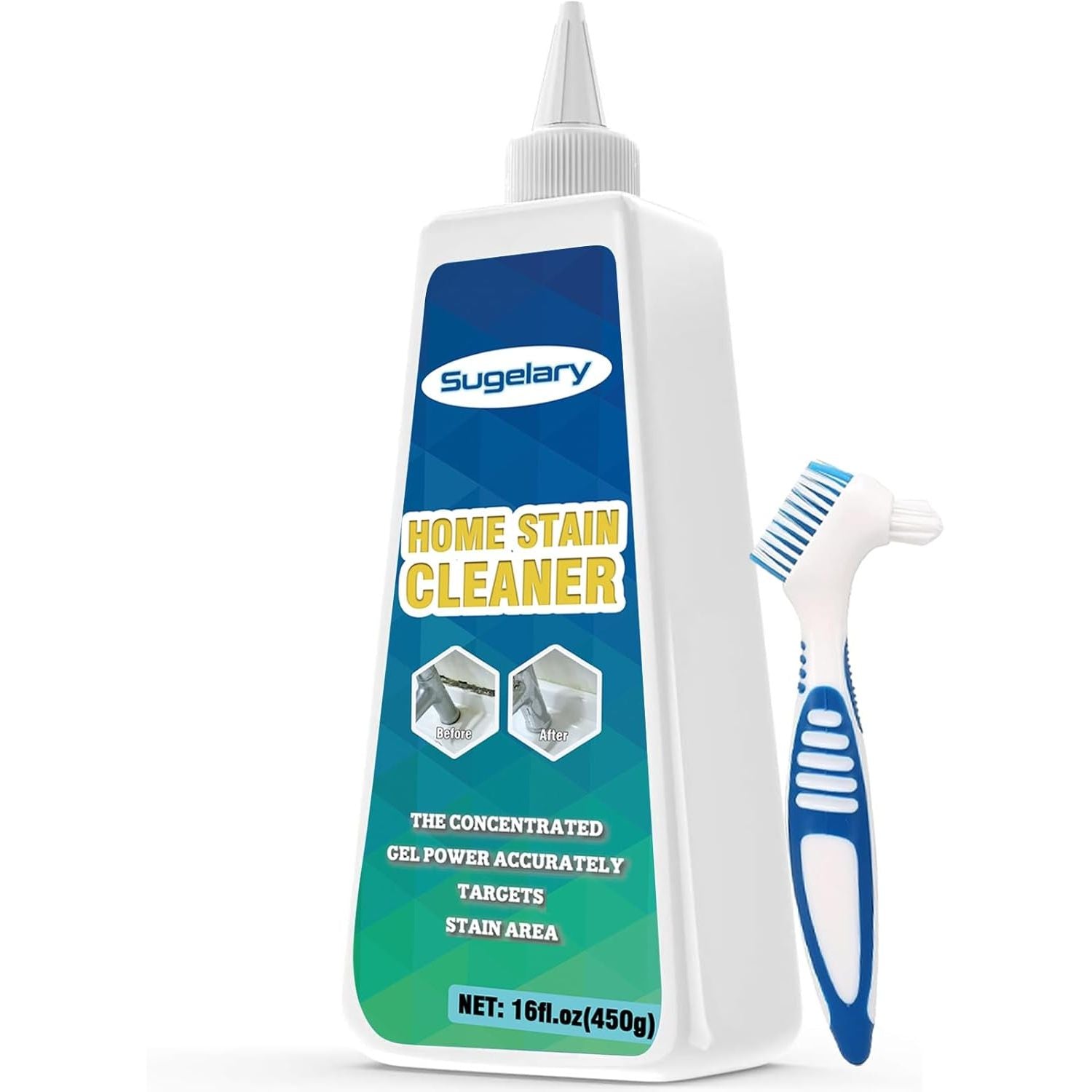 Buy now Sugelary Mold Stain Cleaner Gel, 5 fl oz Multi Home Stain Cleaning Gel for Washing Machine Seals, Fridge Gaskets, Tile Grout, Sink and Bathroom Use 16 Fl Oz (Pack of 1) at indiglob india