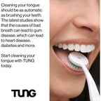 Buy now TUNG Brush Tongue Cleaner, Plastic TUNG Scraper, Tongue Cleaning to Fight Bad Breath, Halitosis Defense, USA Made, 2-Pack at indiglob india