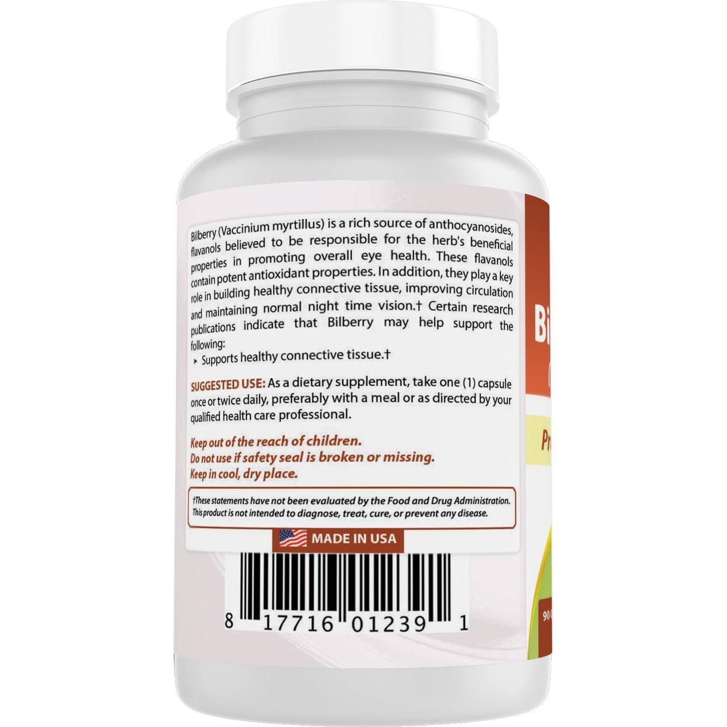 Buy now Best Naturals Bilberry Extract 1000mg Capsule (Non-GMO) Supports Healthy Vision, 90 Count at indiglob india