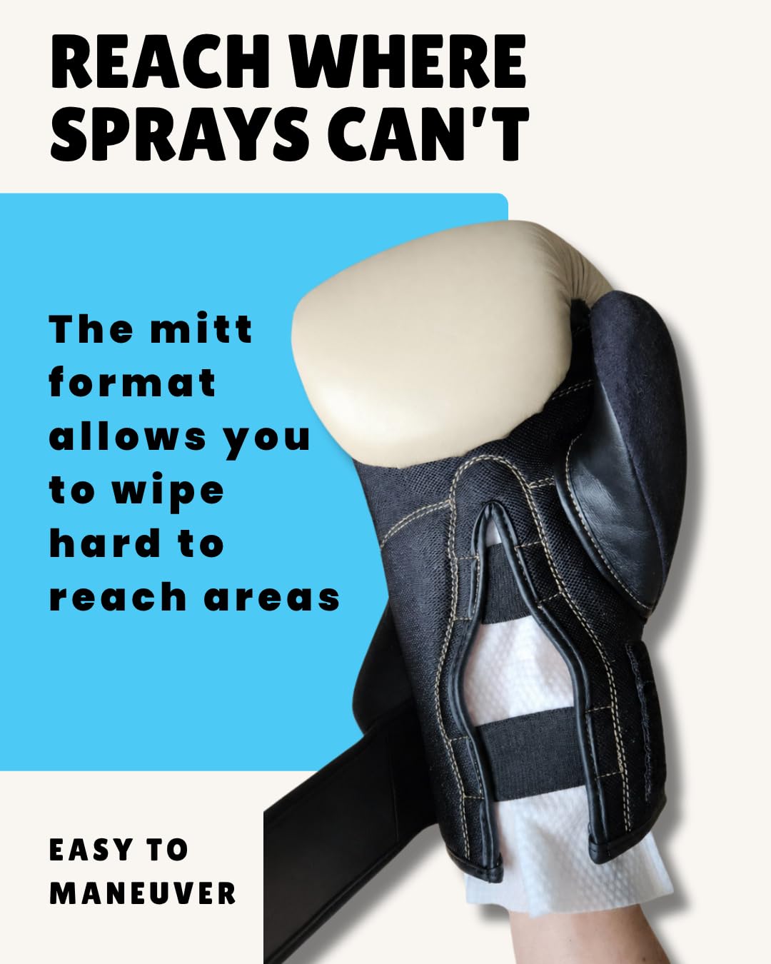 Sports Gear Cleaning & Deodorizing Mitts - 20 Count