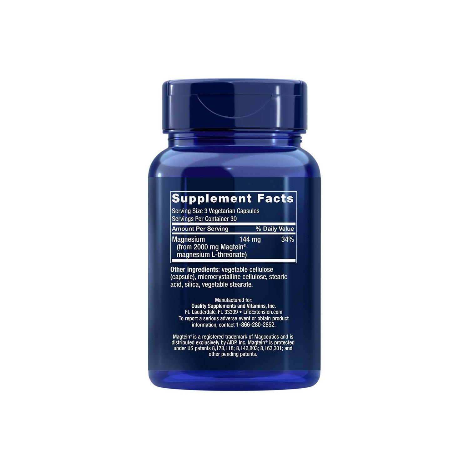 Life Extension - Neuro-Mag, Magnesium L-Threonate Dietary Supplement 90 capsules