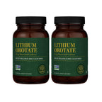 Global Healing Center - Lithium Orotate 10mg - Non-GMO, Gluten Free, Vegan Friendly Brain Health Lithium Supplement for Supporting Mood, Function, and Clarity (60 Capsules)