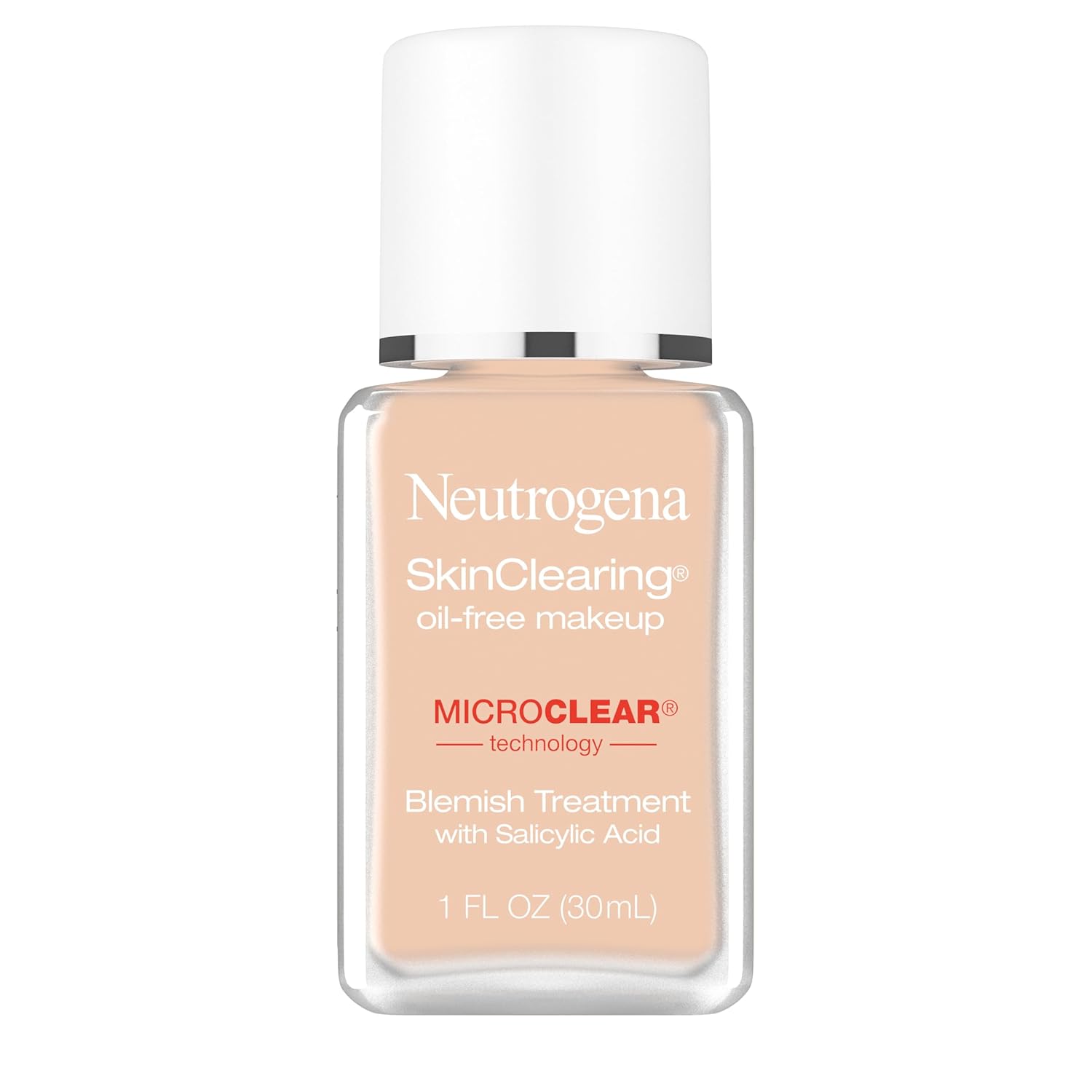 Buy now Neutrogena SkinClearing Oil-Free Makeup, Soft Beige 50, 1 Fl. Oz (Pack of 1) 1 Fl Oz (Pack of 1) 060 Natural Beige at indiglob india