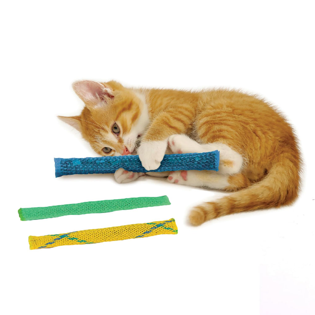 Pioneer Pet Nip Nibblers Catnip Toy – 3 Pack – Catnip Filled Toys For Indoor Cats -Teething Toy For Kittens That Bite And Chew