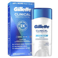 Buy now Gillette Clinical Antiperspirant and Deodorant for Men, 72hr Sweat & Odor Protection, Long Lasting Freshness, Anti-White Mark Technology, Clear Gel, Cool Wave Scent, 2.6 oz at indiglob india