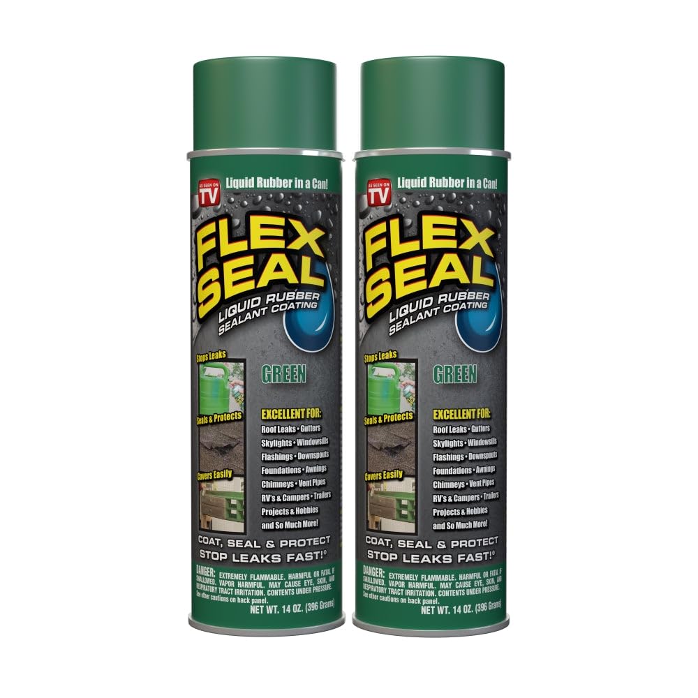 Buy now Flex Seal, 14 oz, Clear, Stop Leaks Instantly, Transparent Waterproof Rubber Spray On Sealant Coating, Perfect for Gutters, Wood, RV, Campers, Roof Repair, Skylights, Windows, and More at indiglob india