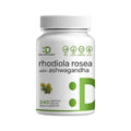 DEAL SUPPLEMENT Rhodiola Rosea & Ashwagandha, 240 Veggie Capsules