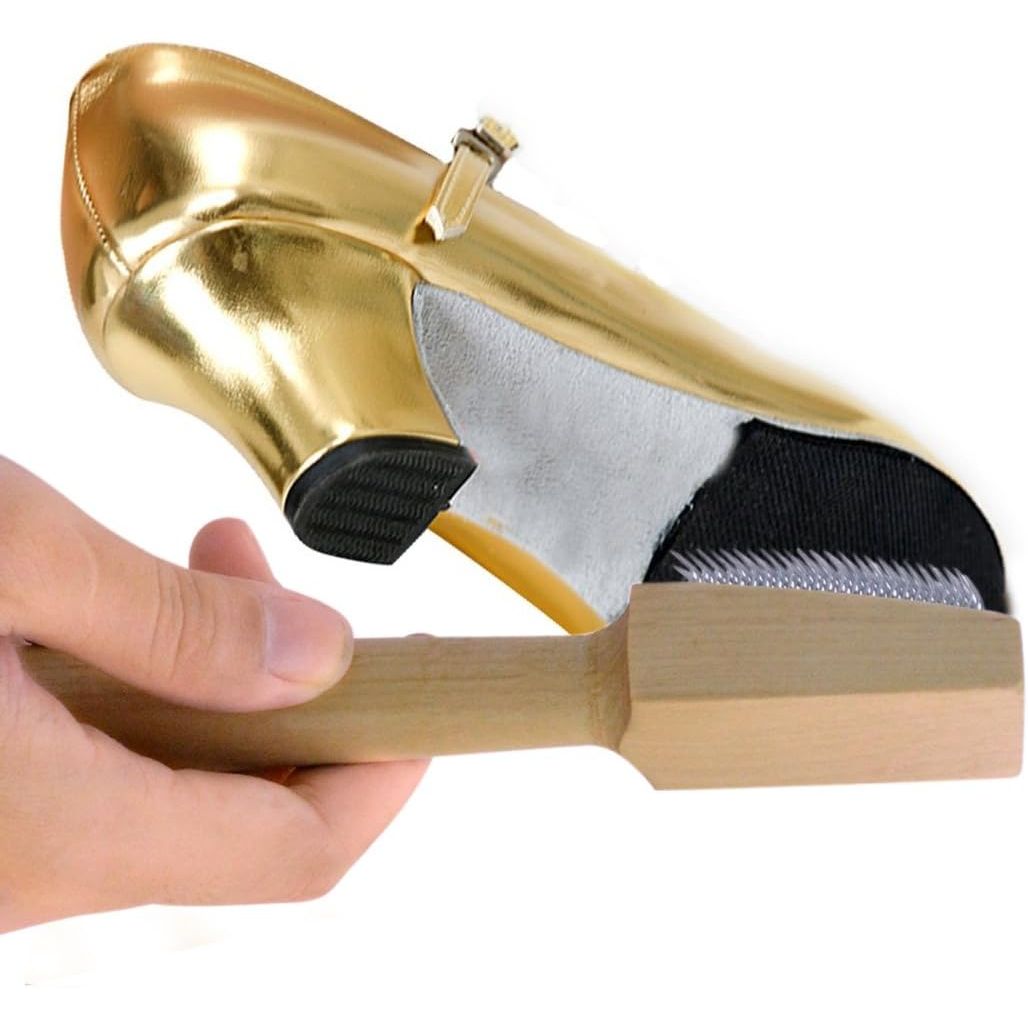 Buy now Dancing Shoes Brush Wooden Suede Sole Shoe Brush Cleaner Cleaning Brush for Modern Latin Dance Shoes Wire Brush at indiglob india