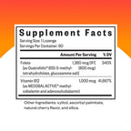 Seeking Health Methyl B12 with L-Methylfolate - MTHFR Support Supplement - Methylation Support Supplement - Lozenges to Support Brain Health & Energy - 60 Lozenges