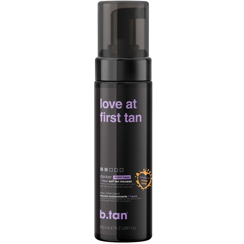 Buy now b.tan Dark Self Tanner Mousse | Get Tanned - Best, 1 Hour Express Sunless Tanning Foam, No Fake Tan Smell, Ultra Dark Bronzing Glow, Face & Body, Vegan, Cruelty Free, 6.7 Fl Oz at indiglob india