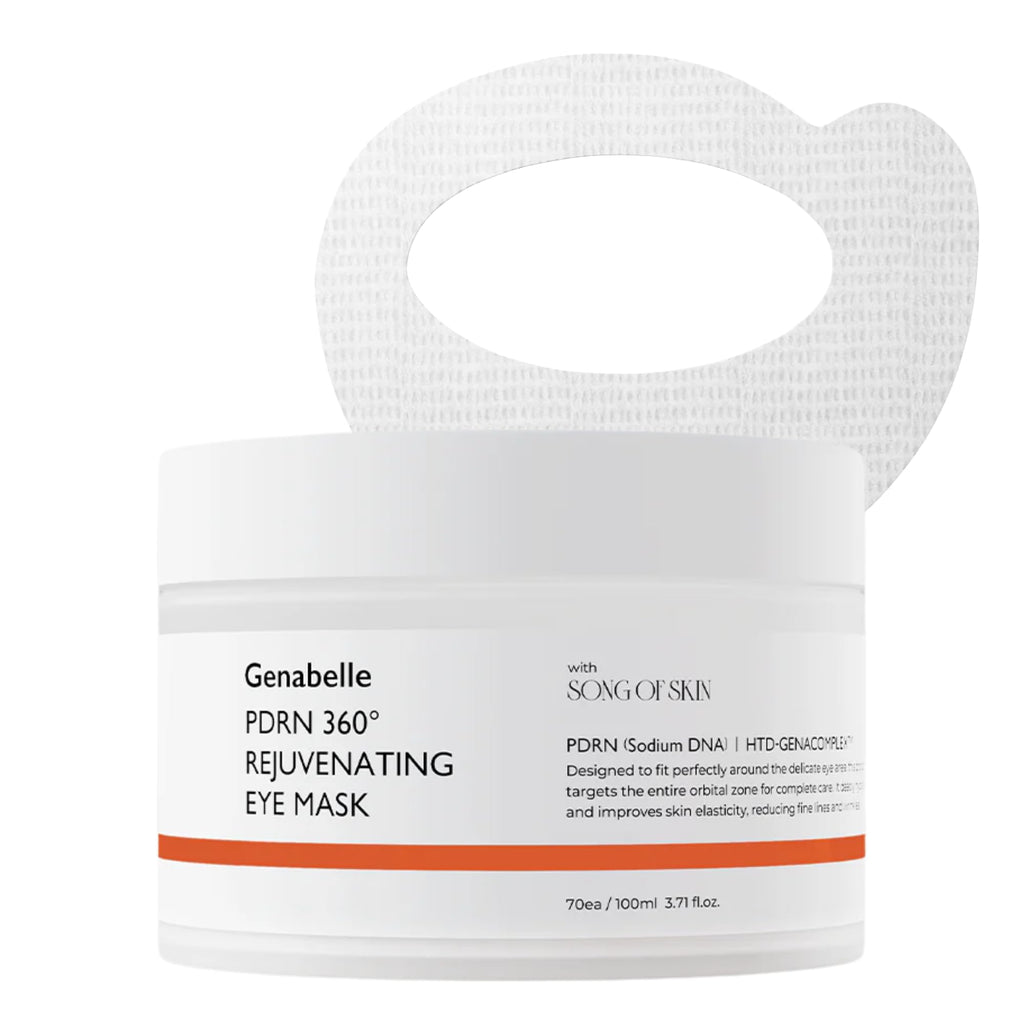 Genabelle PDRN 360° Rejuvenating Eye Mask – Full Eye Area Eye Patches for Hydration, Firming & Elasticity with PDRN & Peptides – Targets Dark Circles, Puffiness & Fine Lines, Glass Skin – 3.38 fl oz.