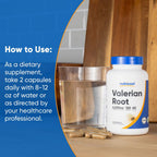 Nutricost Valerian Root Extract 120 Capsules for 60 Servings Per Bottle | Vegetarian, GMO Free and Gluten Free