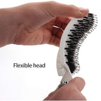 Buy now Boar Bristle Hair Brush set â€“ Curved and Vented for Wet and Dry Detangling Hair Brush for Women Long, Thick, Thin, Curly & Tangled Hair Vent Brush - Stocking Stuffers Gift kit at indiglob india