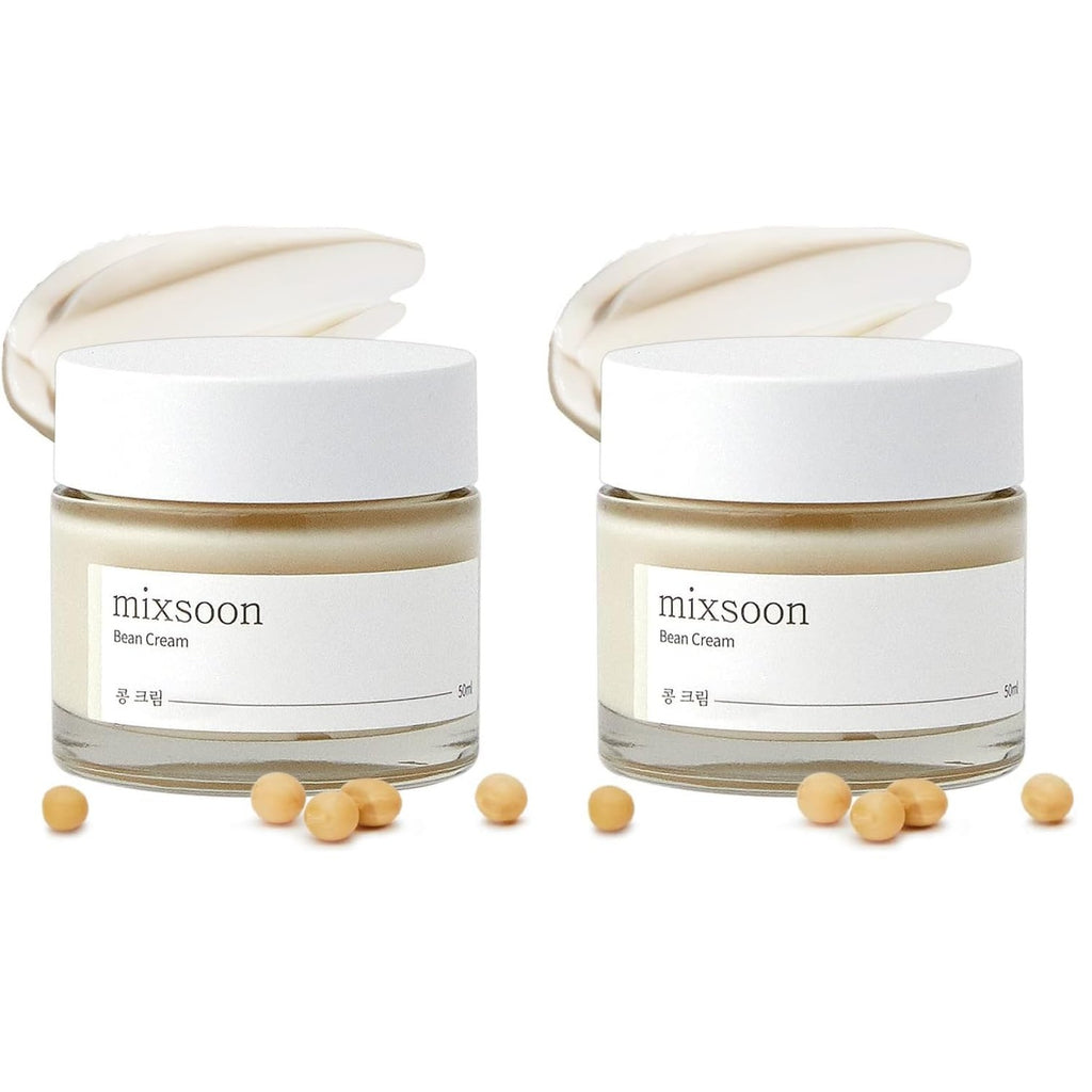 mixsoon Bean Cream - Deeply Nourishing & Lightweight Moisturizer, 0.85fl oz | Nourishing Fermented Soy Moisturizer for Smooth Texture & Long-Lasting Soothing Hydration for a Radiant, Balanced Glow, 25ml