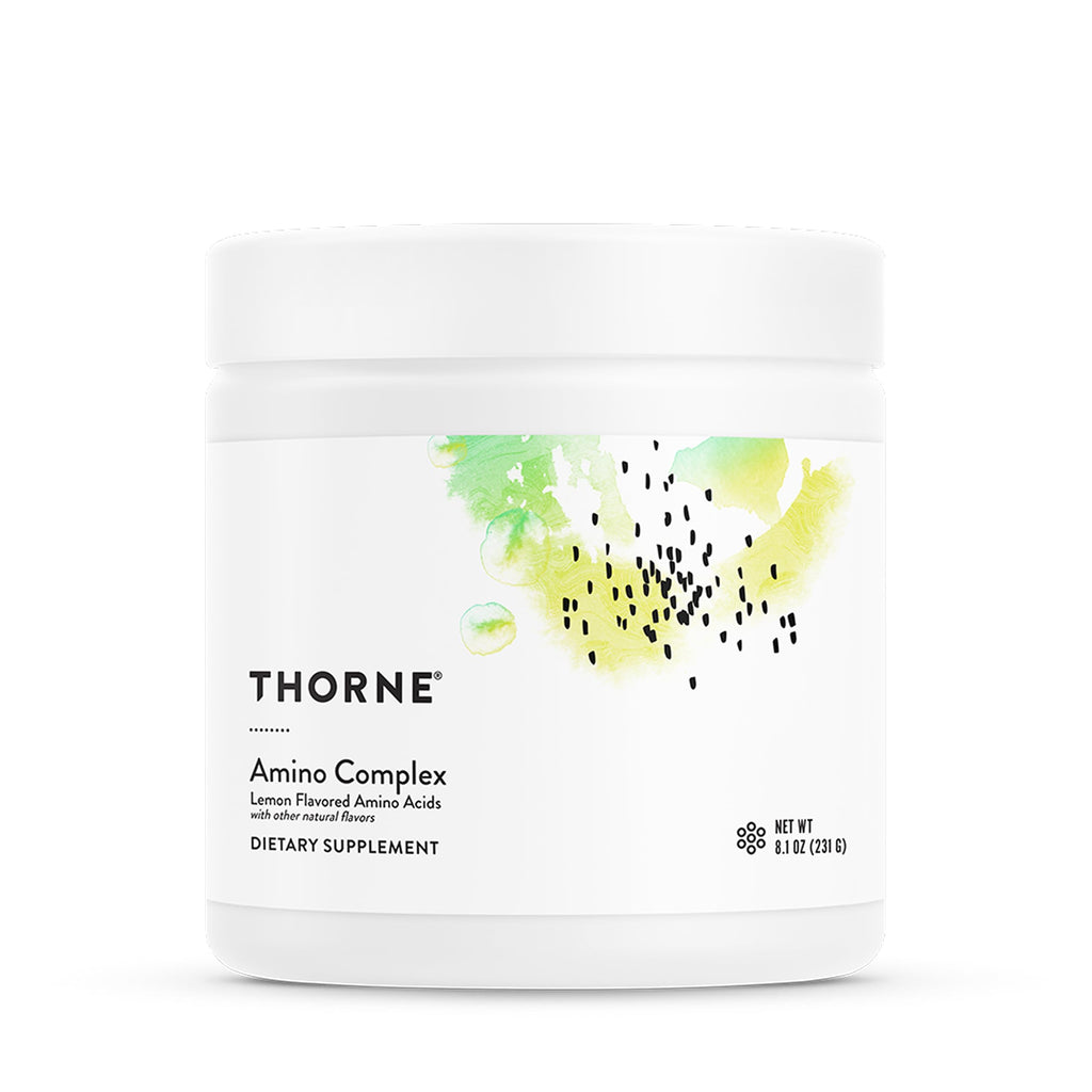 THORNE Amino Complex, Clinically Validated EAA & BCAA Powder, 30 Servings | Supports Lean Muscle Mass & Exercise Recovery*, for Pre or Post-Workout, Lemon, Dairy-Free, NSF Certified for Sport