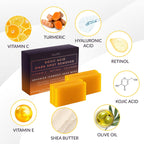 Buy now VALITIC Kojic Acid Dark Spot Remover Soap Bars with Vitamin C, Retinol, Collagen, Turmeric - Original Japanese Complex Infused Hyaluronic Acid, E, Shea Butter, Castile Olive Oil (4 Pack) at indiglob india