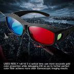 Buy now BIAL Red-blue 3D Glasses/Cyan Anaglyph Simple style 3D Glasses 3D movie game-Extra Upgrade Style at indiglob india
